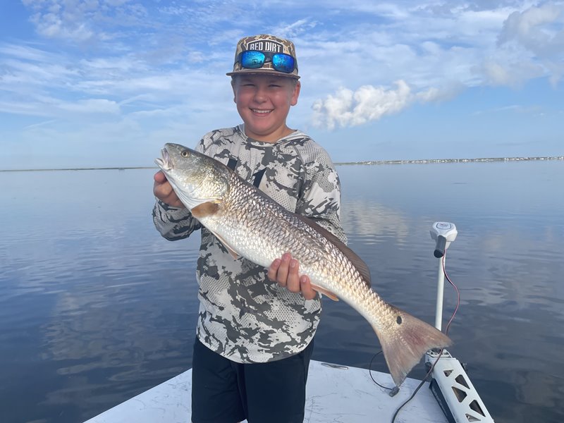 Jason with a nice redfish